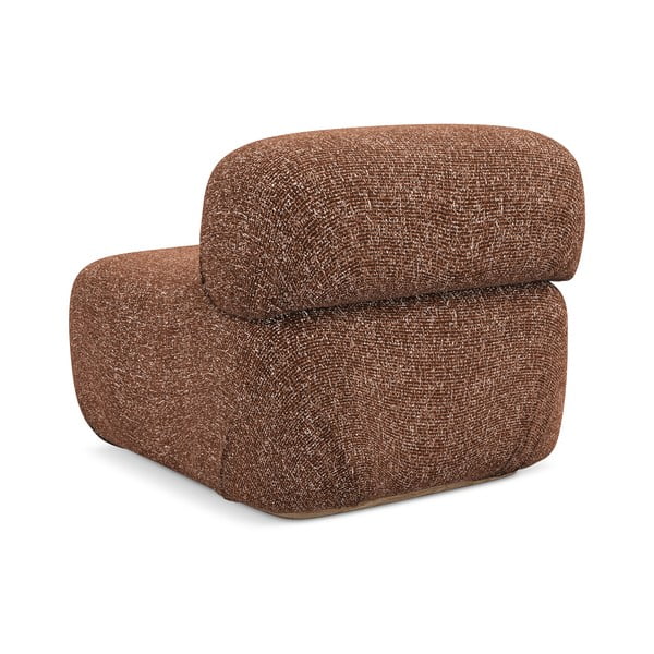 Oranžový/hnědý modul pohovky Ailani – Makamii-image-4