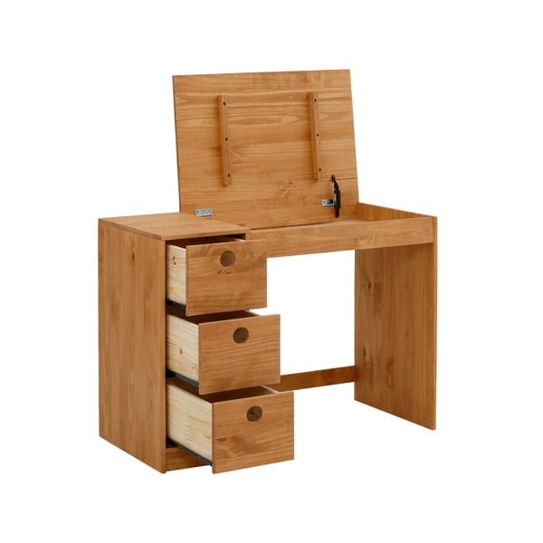 Pracovní stůl z borovicového dřeva 50x100 cm Alpi – Støraa-image-2