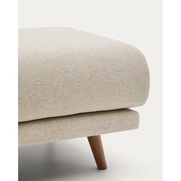 Béžová žinylková podnožka Karin – Kave Home-image-4