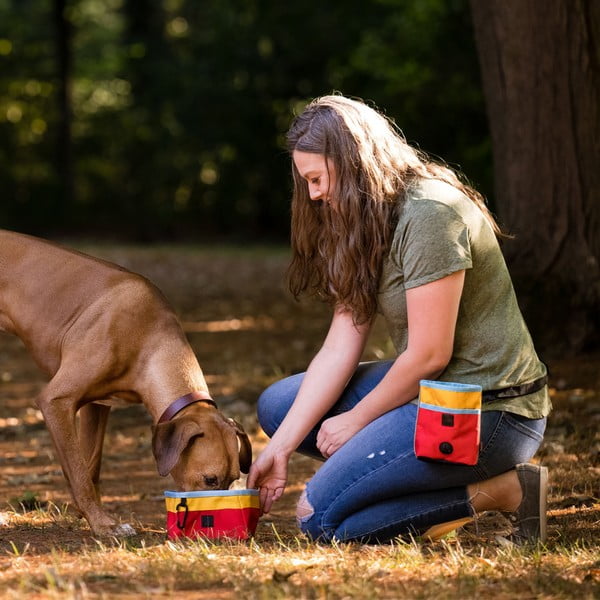 Textilní skládací cestovní miska ø 18 cm Sunrise – P.L.A.Y.-image-1
