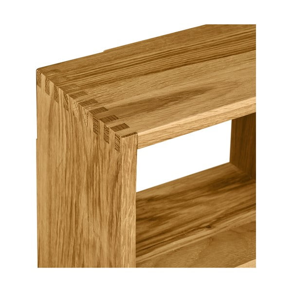 Patrová police z dubového dřeva v přírodní barvě 15 cm Townsville – House Nordic-image-4