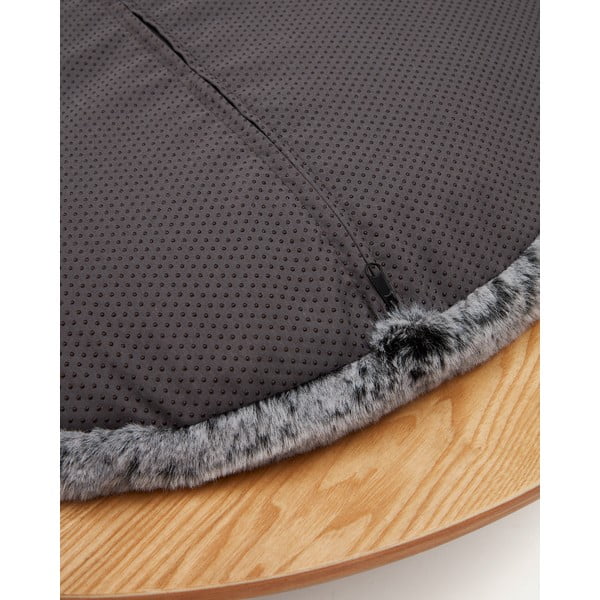 Šedý pelíšek pro domácího mazlíčka ø 70 cm Bunola – Kave Home-image-3