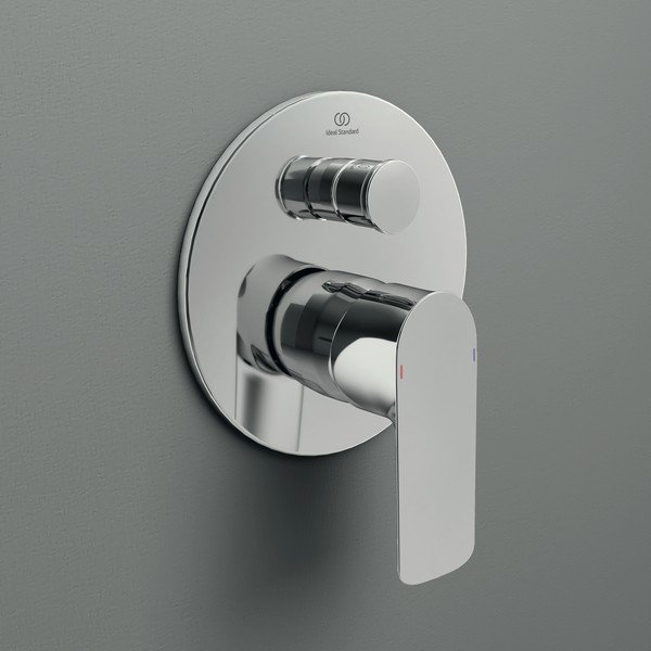 Vanová podomítková baterie v leskle stříbrné barvě Connect Air – Ideal Standard-image-2