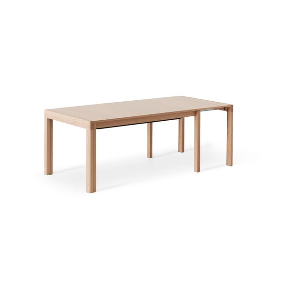 Rozkládací jídelní stůl s přídavnou deskou v dekoru dubu 96x160 cm Join – Hammel Furniture-image-3