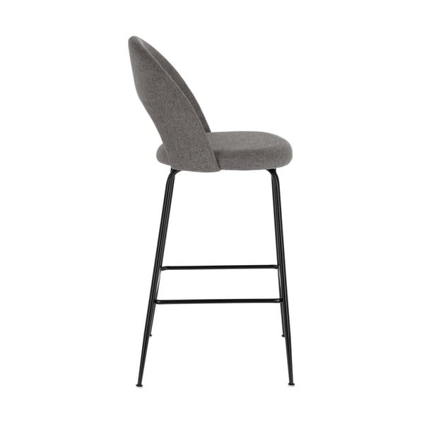 Šedé barové židle v sadě 4 ks (výška sedáku 63 cm) Mahalia – Kave Home-image-3