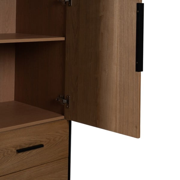 Šatní skříň v dekoru jasanu v přírodní barvě 104x203 cm – Ixia-image-4