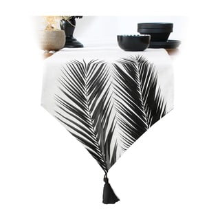 Černo-béžový běhoun na stůl 140x45 cm - Minimalist Cushion Covers