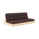 Tmavě hnědá rozkládací pohovka 196 cm Base – Karup Design