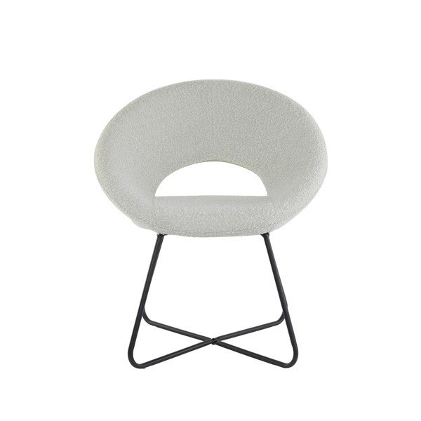 Bílé křeslo z textilie bouclé Antony – Light & Living-image-4