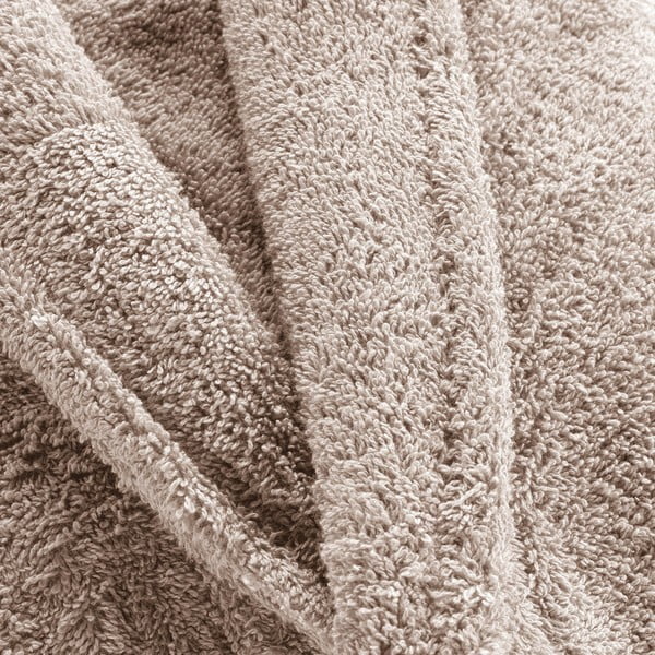 Světle hnědý bavlněný župan velikost M Tendresse – douceur d'intérieur-image-2