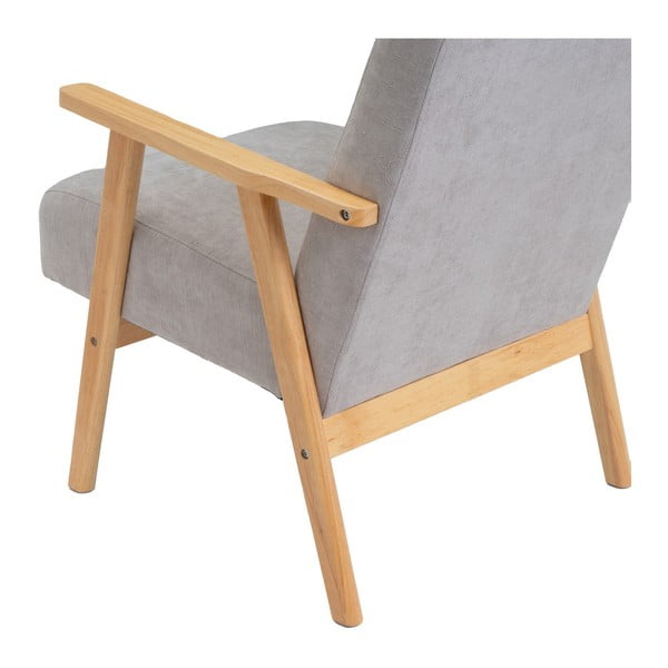 Šedé žinylkové křeslo Vintage – Casa Selección-image-4