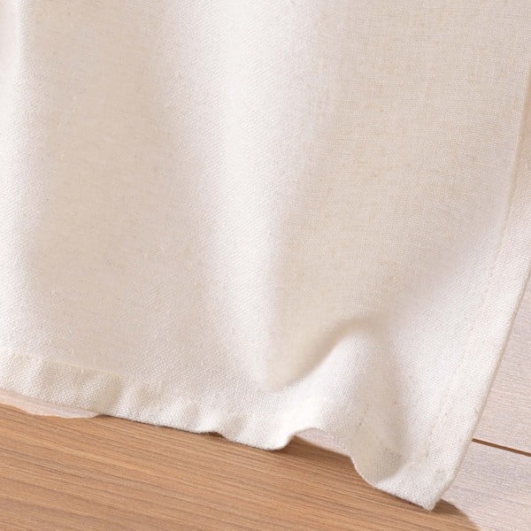 Bílý/hnědý závěs s příměsí juty 140x240 cm Cirrus – douceur d'intérieur-image-4