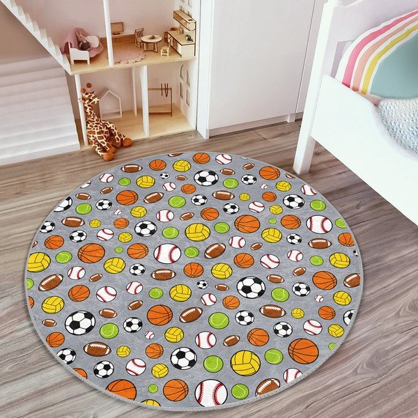 Dětský koberec ø 80 cm Comfort – Mila Home-image-3