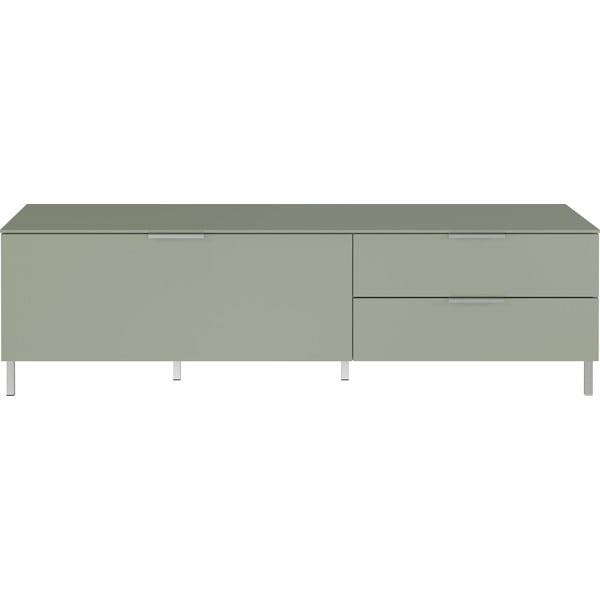 Světle zelený TV stolek 164x47 cm Kenora - Germania