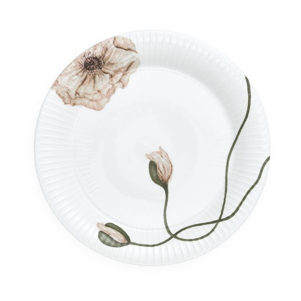 Bílý porcelánový talíř Kähler Design Hammershøi Poppy, ø 27 cm-image-2