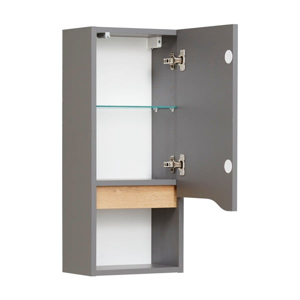 Šedá závěsná koupelnová skříňka 30x70 cm Set 357 - Pelipal-image-2