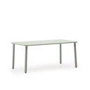 Ocelový zahradní jídelní stůl 90x180 cm Brai – Kave Home