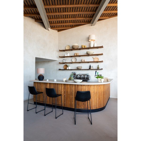 Černá barová židle 99 cm Jeddo – Light & Living-image-2