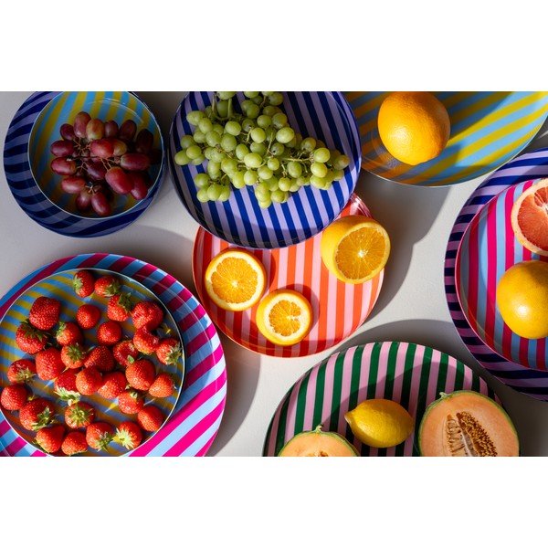 Zelená/světle růžová železná miska Animado – PT LIVING-image-1