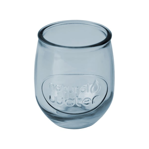 Světle modrá sklenice z recyklovaného skla Ego Dekor Water, 0,4 l