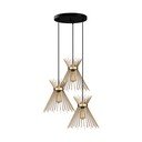 Kovové závěsné svítidlo ve zlaté barvě ø 34 cm Izmir – Squid Lighting