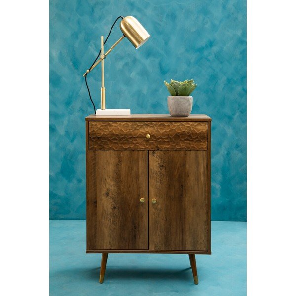 Komoda v tmavě přírodní barvě 70x94x35 cm Frida – Premier Housewares-image-4