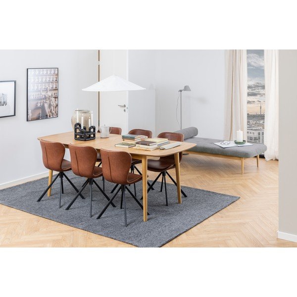 Koňakově hnědá jídelní židle Batilda – Actona-image-2