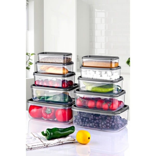 Dózy na potraviny v sadě 10 ks – Hermia-image-1