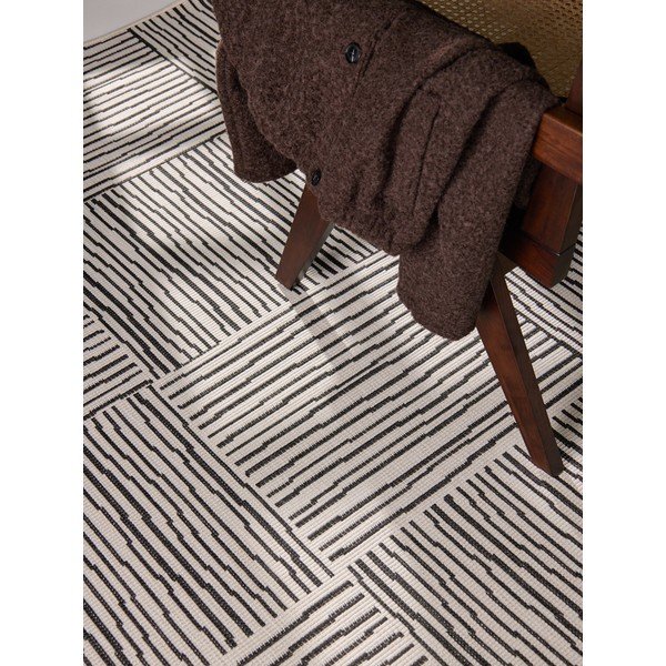 Černý/krémový vnitřní a venkovní koberec 120x170 cm Haringey Nightingale – Ted Baker-image-3