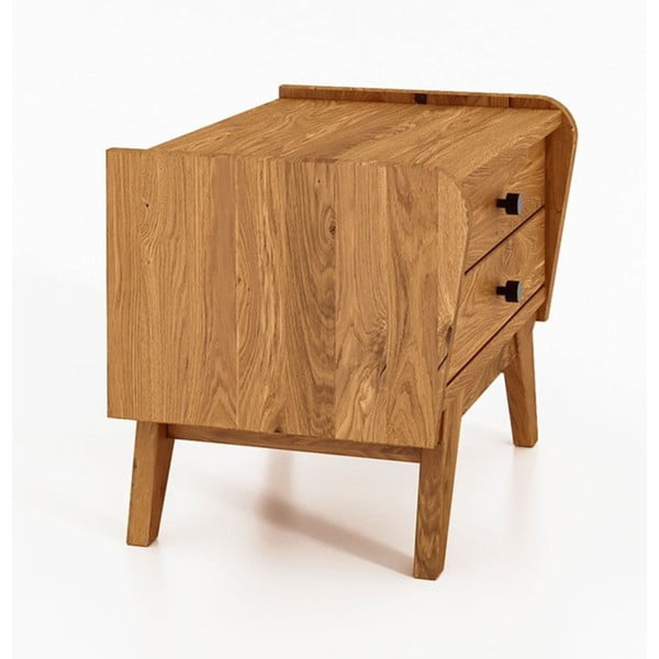 Noční stolek z dubového dřeva Retro 1 - The Beds-image-3