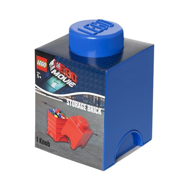 Úložný boxík Lego Movie, modrý