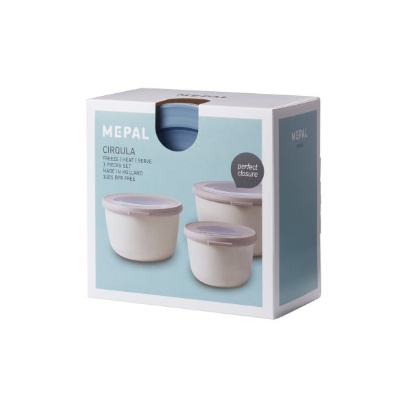 Potravinové krabičky v sadě 3 ks Cirqula Nordic – Mepal-image-1