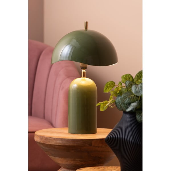 Tmavě zelená stolní lampa (výška 41 cm) Querido  – Leitmotiv-image-1