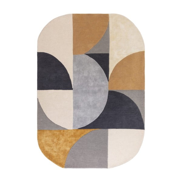 Okrově žlutý vlněný koberec 200x300 cm Sunset – Asiatic Carpets