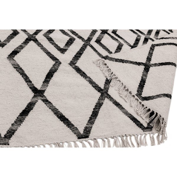 Béžovo-černý koberec Asiatic Carpets Hackney Diamond, 120 x 170 cm-image-3