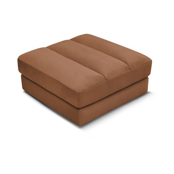 Oranžová sametová podnožka Sierra – Bobochic Paris-image-3