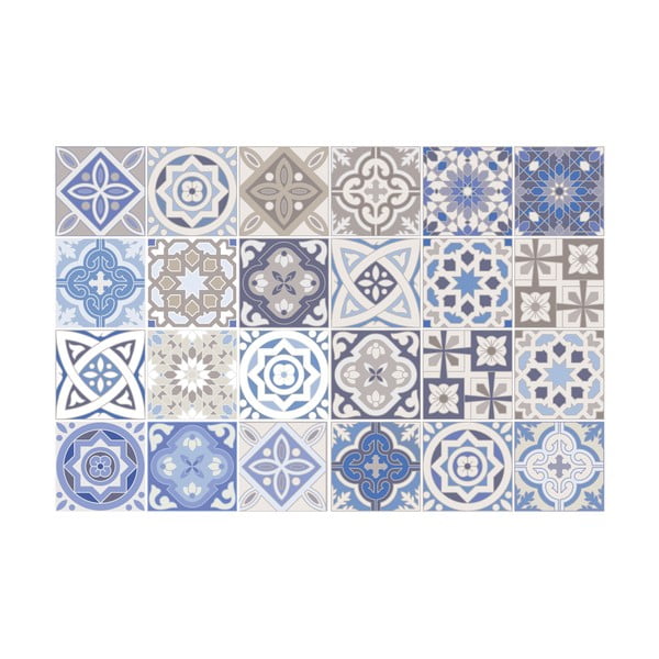 Sada 24 dekorativních samolepek na stěnu Ambiance Honduras, 20 x 20 cm-image-2