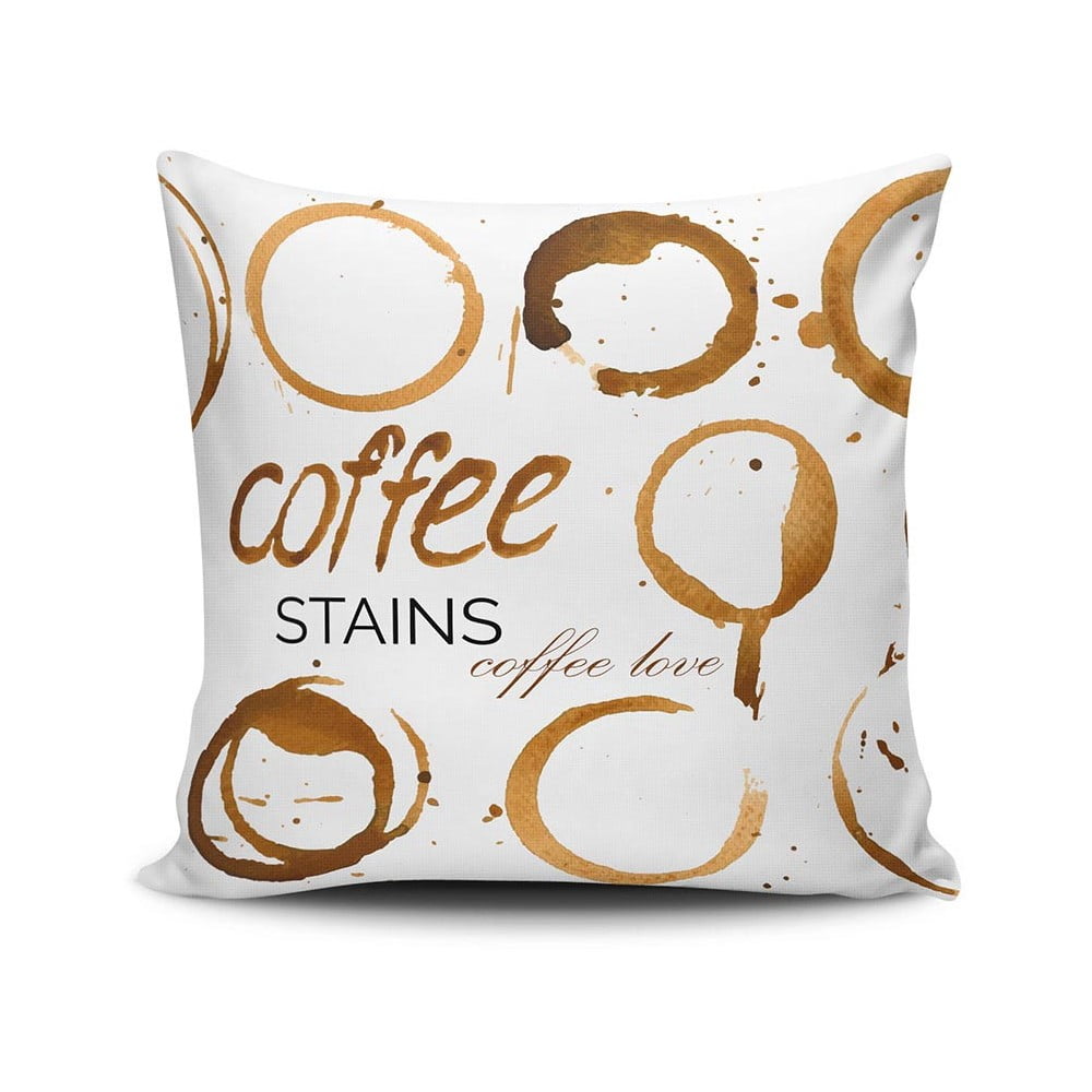 Polštář Coffee Stains, 45 x 45 cm