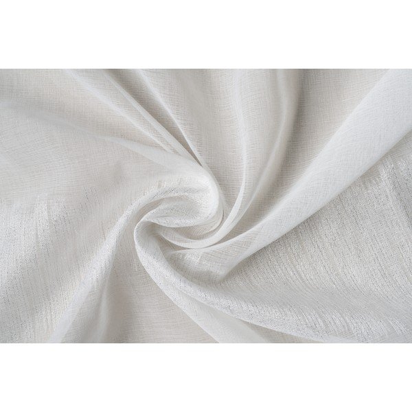 Bílá záclona 140x260 cm Musette – Mendola Fabrics-image-3