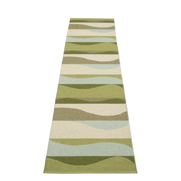 Zelený vnitřní a venkovní běhoun 70x300 cm Urvi Woods – Pappelina-image-2
