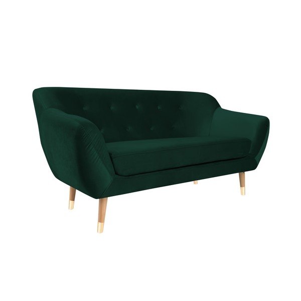 Tmavě zelená dvoumístná pohovka Mazzini Sofas Amelie-image-3