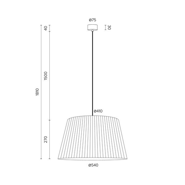 Černé závěsné svítidlo Sotto Luce Kami, ⌀ 54 cm-image-3