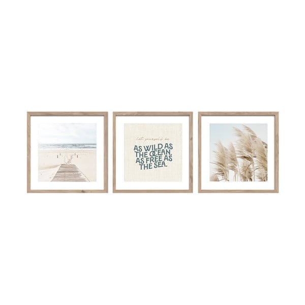 Obrazy v sadě 3 ks 30x40 cm Seaside – Styler