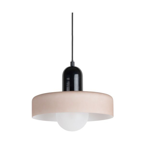 Šedé závěsné svítidlo ø 25 cm Opaco Grato – Leitmotiv