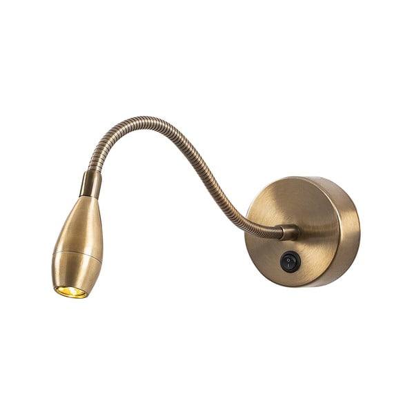 LED nástěnné svítidlo ve zlaté barvě Reading – Opviq lights-image-2