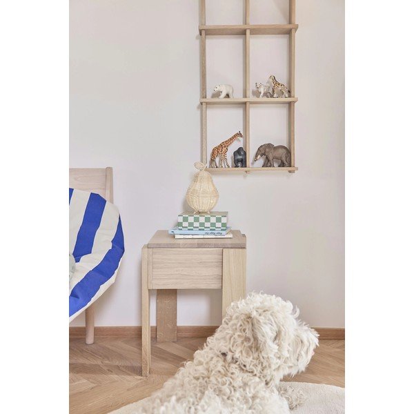 Patrová police z dubového dřeva v přírodní barvě 37 cm Grid – OYOY Living Design-image-2