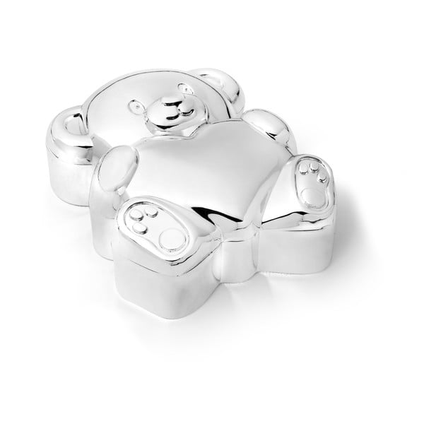 Kovová krabička na první zoubek 6x5x2 cm Bear with Heart – Zilverstad-image-3