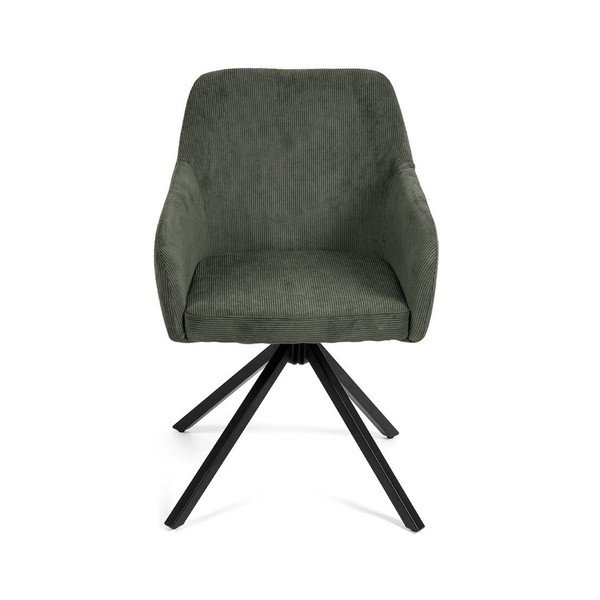 Zelené čalouněné jídelní křeslo Lunio – Bonami Essentials-image-2