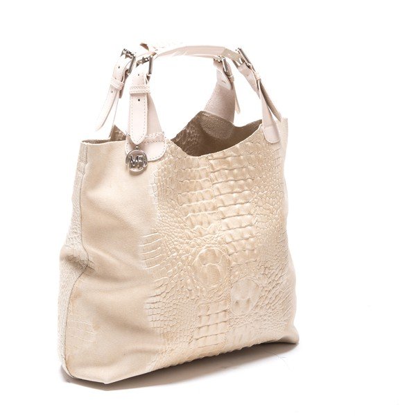 Kožená kabelka Roberta M. 820 Beige-image-2