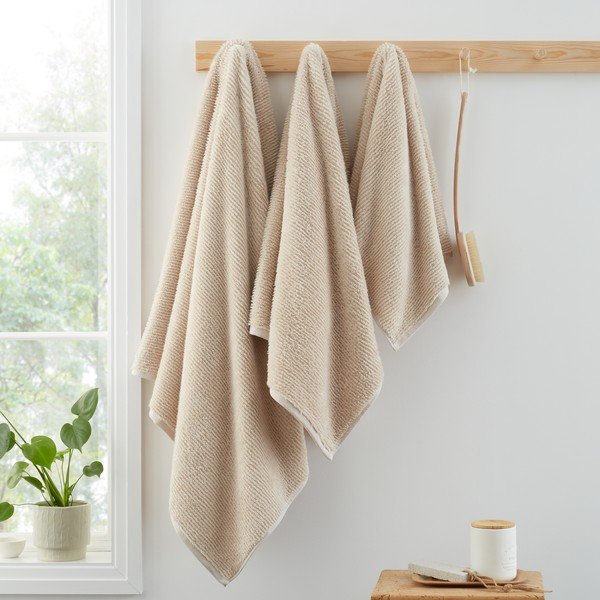 Béžová bavlněná osuška 70x127 cm Soft Zero Twist Spa Towel – Bianca-image-2